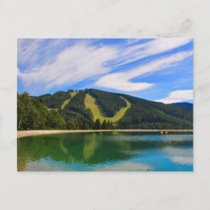 Hirschenkogel in Summer - Water Reflections Postcard