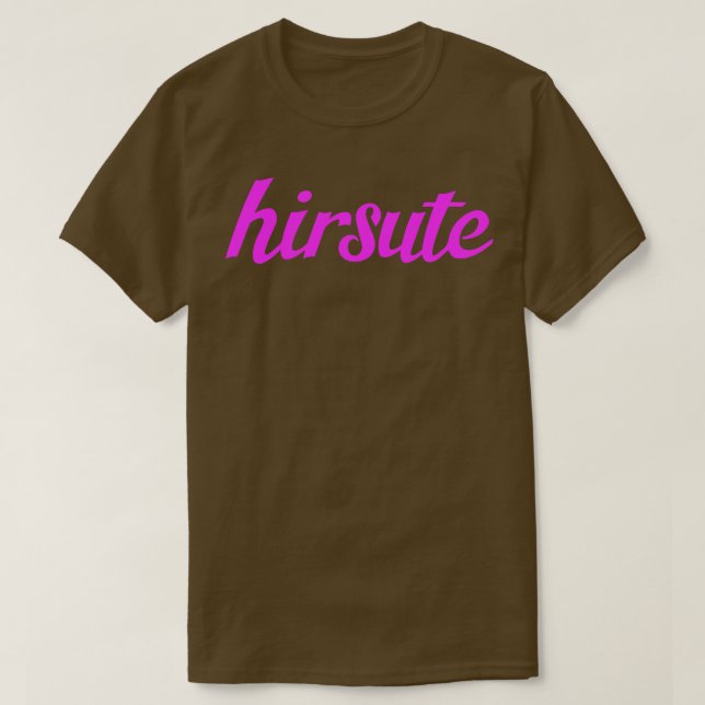 hirsute pink T-Shirt (Design Front)