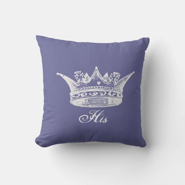 His and Hers Reversible King and Queen Pillow (Front)