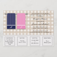 His and Hers Towels Modern Couples Shower