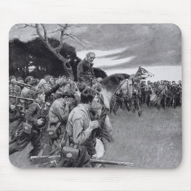His army broke up weeping and sobbing' mouse pad (Front)