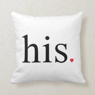 his couple pillow