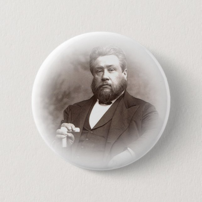 His creed was Christ crucified. 6 Cm Round Badge (Front)