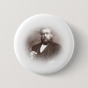 His creed was Christ crucified. 6 Cm Round Badge