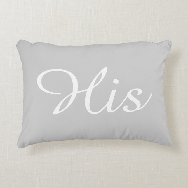 His Decorative Cushion (Front)