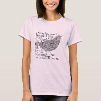 His Eye is on the Sparrow - Christian T-Shirt