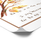 His Eye is On the Sparrow Comforting Hymn Art