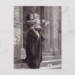 His Fete Day, from 'Leisure Hour', 1891 Postcard