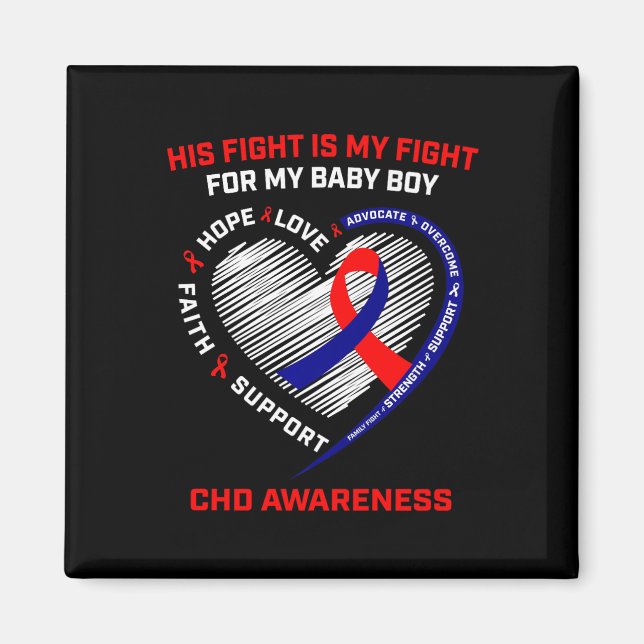 His Fight Ba1  Magnet (Front)