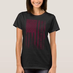 His Fight Is My Fight Brain Aneurysm Awareness Fig T-Shirt