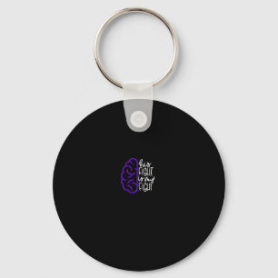 His Fight Is My Fight Epilepsy Awareness Seizure  Key Ring