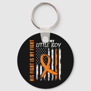 His Fight Is My Fight Little Boy Son Leukaemia Awa Key Ring