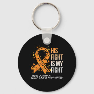 His Fight Is My Fight Rsd Crps Awareness 1 Key Ring