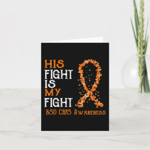 His Fight Is My Fight RSD CRPS Awareness 3 Card