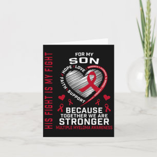His Fight Is My Fight Son Multiple Myeloma Awarene Card