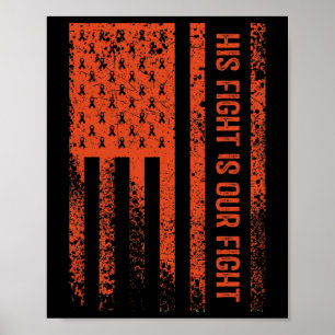 His Fight Is Our Fight Rsd Crps Awareness  Poster