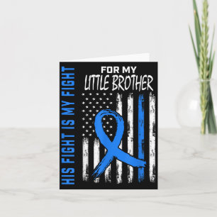His Fight My Fight Diabetes Awareness Shirt Little Card