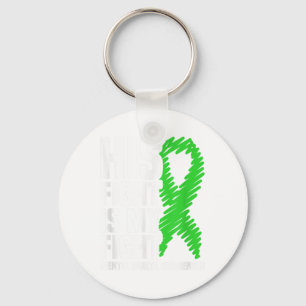 His Fight My Fight Green Ribbon Mental Health Awar Key Ring