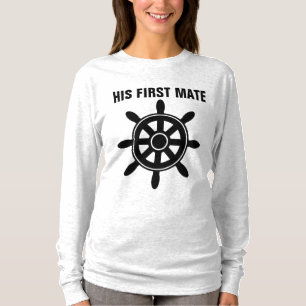 HIS FIRST MATE, BRIDE WEDDING T-Shirts