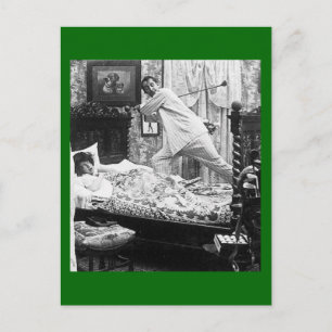 His Golf Dream is Her Golf Nightmare Vintage Postcard