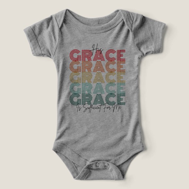 His Grace Is Sufficient - Gospel Jesus For  (Design Front)