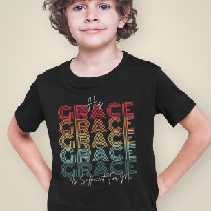 His Grace Is Sufficient - Gospel Jesus For Boys T-Shirt