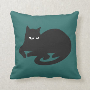 His Green Throw Pillow