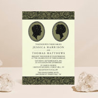 His & Hers Art Deco Silhouette Wedding Collection