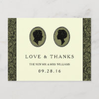 His & Hers Art Deco Silhouette Wedding Collection