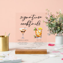 His & Hers Espresso Martini Mai Tai Cocktails
