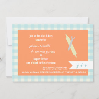 His & Her's Wedding Shower Invitation