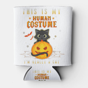 His Is My Human Costume I M Really A Cat Pumkin Ha Can Cooler