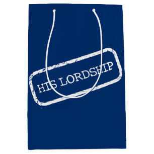 "His Lordship" Medium Gift Bag