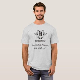 "His Lordship" Personalise T-Shirt