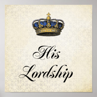His Lordship Poster