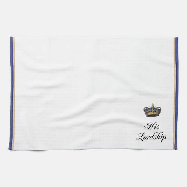 His Lordship Tea Towel (Horizontal)