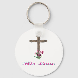 His Love clothing and more Key Ring