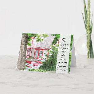 His Love Endures for Ever - Scripture Card