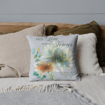 His Love Endures Forever Psalm 136 Scripture Grey