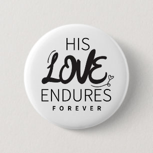 His Love Gospel Graphics Jesus Art God's Oath Scri 6 Cm Round Badge