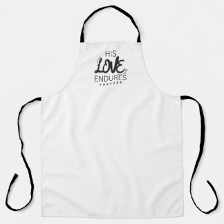 His Love Gospel Graphics Jesus Art God's Oath Scri Apron