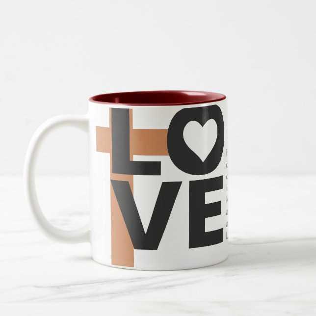 His Love Never Fails Mug (Left)