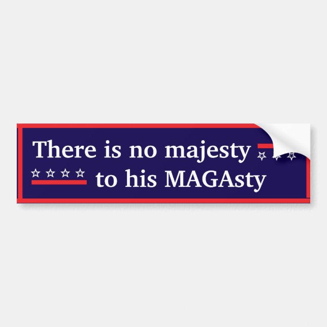 His MAGAsty Bumper Sticker (Front)