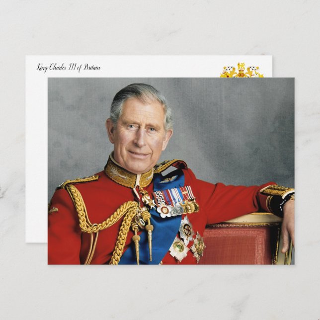 His Majesty Charles III Postcard (Front/Back)