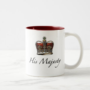 His Majesty, His Highness Two-Tone Coffee Mug