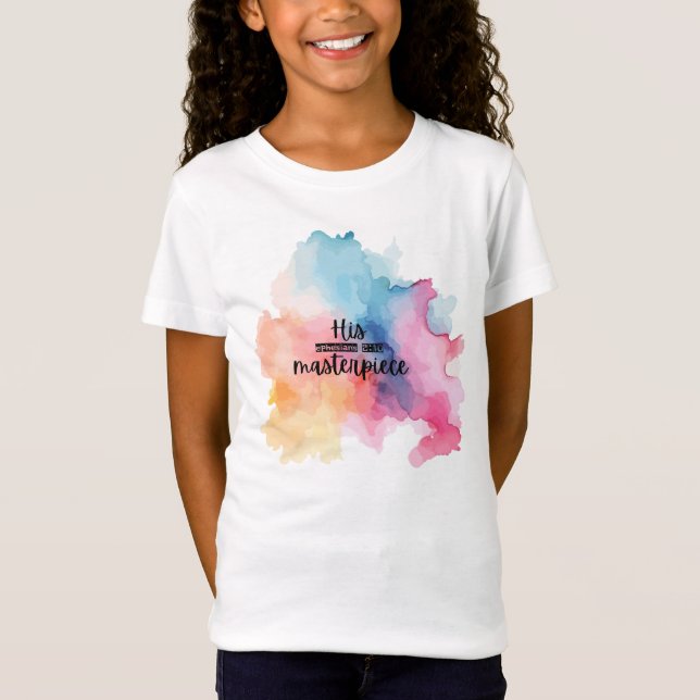 His Masterpiece Colourful T-Shirt (Front)