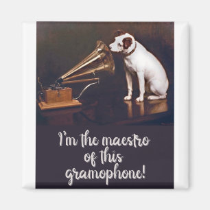 His Master's Voice Dog Humour Magnet