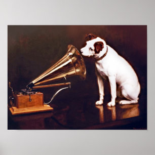His Master's Voice, Francis Barraud Poster
