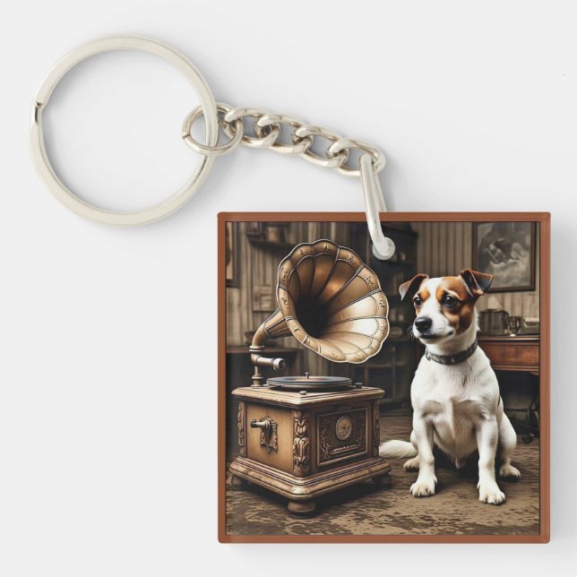 " HIS MASTER'S VOICE " KEY RING (Front)