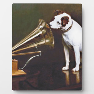 His Master's Voice Nipper The Dog Plaque